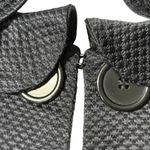 Black Cropped Blazer with Dramatic Collar Size 6 Photo 3