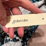 st. john's bay NWT St Johnâs Bay SS w/ring & gathered frontâmulti blue print very softâfabric Photo 7