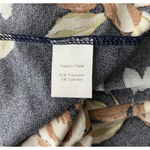 Leota Dress Women Medium Blue Orange Floral Flower Fit Flare Bloom Preppy Office Photo 8