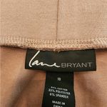 Lane Bryant  brown high rise leggings with ankle zippers size 18 Photo 3