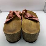 Sophia Milano  BIA made in Italy Sandals Rose Pink Flower Leather Slides  10 F5 Photo 6