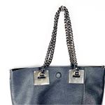 Marc New York  Classic Gold Braided Shoulder Straps Magnetic Closure Tote Bag Photo 4