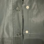 Love, Whit by Whitney Port Faux Leather Shacket in Green, Size L Green Size L Photo 5