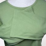 Classic Elements  Sage Green Embroidered Floral 3/4 Sleeve Top Large Photo 7