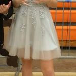 Badgley Mischka Metallic Jeweled Sandals Photo 4