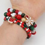 ๐๐๐BOGOHO ๐๐๐Festive Beaded Charm Bracelet Set Photo 2