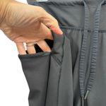 Athleta ‎ Women's Ultimate Crop Pants Wide Leg Drawstring Pockets Black Size MT Photo 2