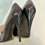 Stuart Weitzman SW tortoiseshell pointed toe Stuart power 100 patent leather pumps Photo 4