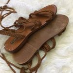 Topshop  brown lace up sandals Photo 3