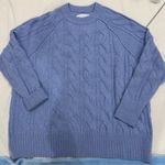 Aerie Oversized Blue  Sweater Crewneck Photo 0