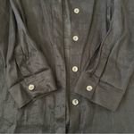 Caroline Rose Size 2X Top 100% Linen Easy Shirt Lagenlook Blouse SET Plus Black Photo 8