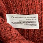 A New Day Burnt Orange Red Textured Cowlneck Round Hem Sweater Size Small Photo 7