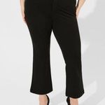 Torrid Black Studio Luxe Ponte High Rise Trouser Kick Boot Pants NEW 18 Photo 0