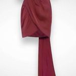 Katie May NWOT Katie May Miss Jenn Draped Strapless Statement Mini Dress Size M Bordeaux Photo 3