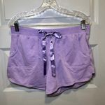 Flora Nikrooz FN by  Purple Pull-On Drawstring Lounge Shorts L Photo 0