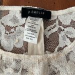 B Darlin Vintage 80s/90s  Ivory Lace Crop Fit Top] Photo 5