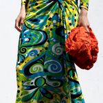 ZARA DRAPED PRINTED SKIRT Photo 6