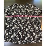 Gap Old Navy Faux Wrap Shirt Womens Large Floral Lightweight Office Church Photo 6