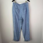 Boden Linen Trousers Light Blue Turn Photo 2