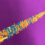 Nike colorblock therma fit hoodie purple neon coral swoosh graphic XL Photo 6