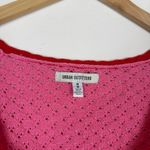 Urban Outfitters  Gabriella Fly-Away Knit Babydoll Top Red Pink Photo 4