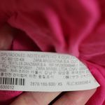 ZARA  fuchsia oversized semi-sheer ruffled blouse size XS Photo 10