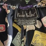 Nicole Miller  Multicolor Ticket Print Skirt Photo 4