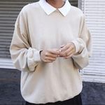 Brandy Melville John Galt Collared Crewneck - one size Photo 0