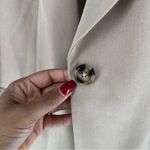 11 Honoré 11 Honore Olivia Boyfriend Blazer Tan 1 Button Long Sleeve Contemporary Photo 5