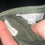 Loft  the Palmer wide leg green 2P minimalist classic slacks Photo 1