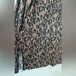 Cyrus New  Sz M Ribbed Long Sleeve Leopard Print Stretch Top Photo 1