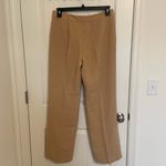 Kasper NWOT  women’s tan flat front polyester straight‎ leg dress pants size 10 Photo 4