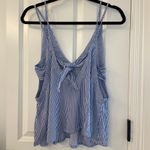 Lulus Cute  tank top blue & white striped Photo 5