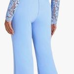 NWT NADINE MERABI Maddie Lace Long Sleeve Wide Leg Jumpsuit sz 14 Blue Photo 1