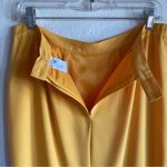Butter yellow Polyester pencil skirt Photo 6