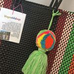 Waterproof Beach tote basket multicolor with black mexican basket Photo 3