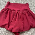 Aerie red  crossover shorts Photo 1