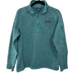 Patagonia  Better Sweater Mogul Blue Women's Sz XL 25617 Pullover 1/4 Zip Jacket Photo 0