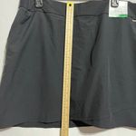 Greg Norman Skirt Skort Women's XL Black Stretch Dark Wash Performance Pull On Photo 11