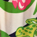 Lilly Pulitzer Lily Pulitzer Blue And White Lotus Flower Frog‎ Dress Size. XS Photo 8