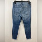 Pistola  Distressed Chewed Hem Crop Skinny Blue‎ Jeans Photo 4