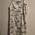 Hippie Rose  Green Floral Mini Dress Photo 3