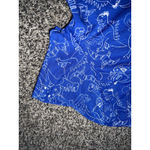 LuLaRoe  Women's Blue Dinosaur Short sleeve tunic size‎ medium Photo 6