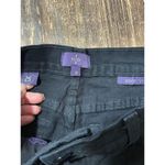 NYDJ  Womens Jeans Bootcut Black Denim Zip Bead Back Pockets Stretch Size 8 Photo 2