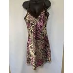 Whispers Animal and Floral Print Chemise Purple Photo 1