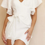 Selfie Leslie  Aphrodite Molded Bust‎ Angel Sleeve Wrap Dress Size XXL NWT Photo 0