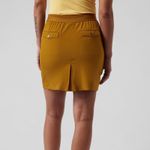 Athleta  Vienna Jupe Cargo‎ Skort in Brass Yellow Size 16 Plus NEW Photo 1