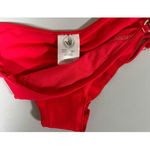 Body Glove Red Ruched Bikini Bottoms Size S ❤️✨ Photo 4