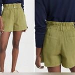 BLANK NYC  Paperbag Twill Shorts Green Arm NWT Photo 4
