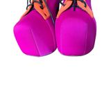 Jeffrey Campbell  Lita Lace Up Platform Boots size 7 Pink Orange Photo 2